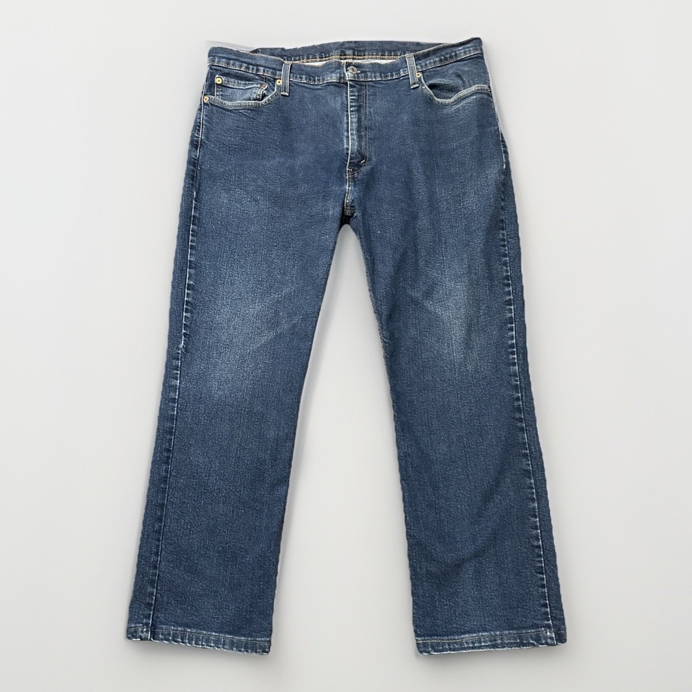 Levis 514 Jeans Men's 40X30 Blue Dark Wash Denim Original Riveted